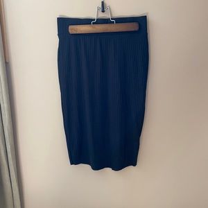 Jackson Rowe ribbed black pencil skirt size XS